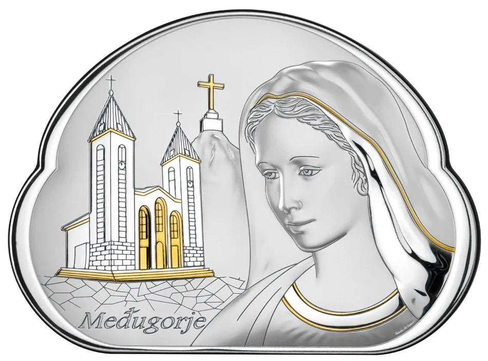 Our Lady of Medjugorje altarpiece. Bicolor
