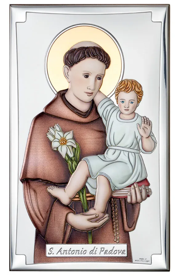 Saint Anthony of Padua altarpiece. Colored