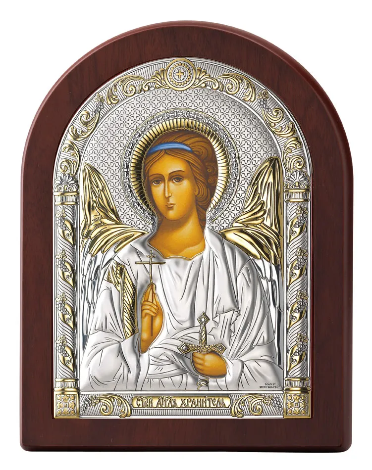 Saint Michael the Archangel Icon. Bicolor
