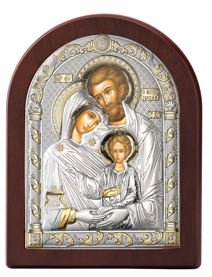 Holy Family Icon. Bicolor