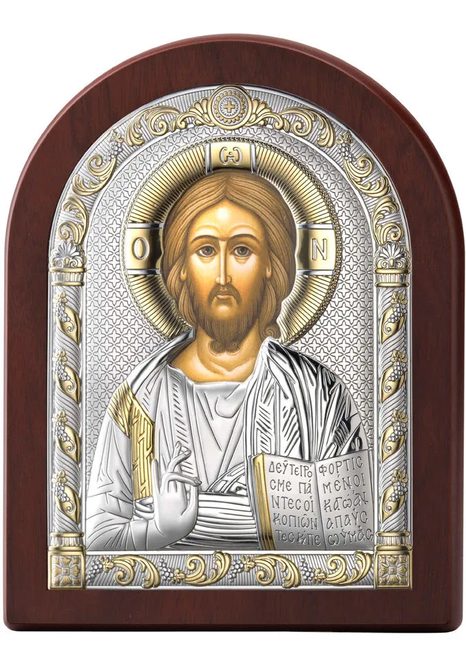 Pantocrator Icon. Bicolor