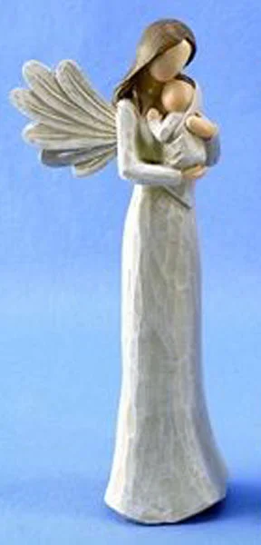 Angel de Guarda con bebe