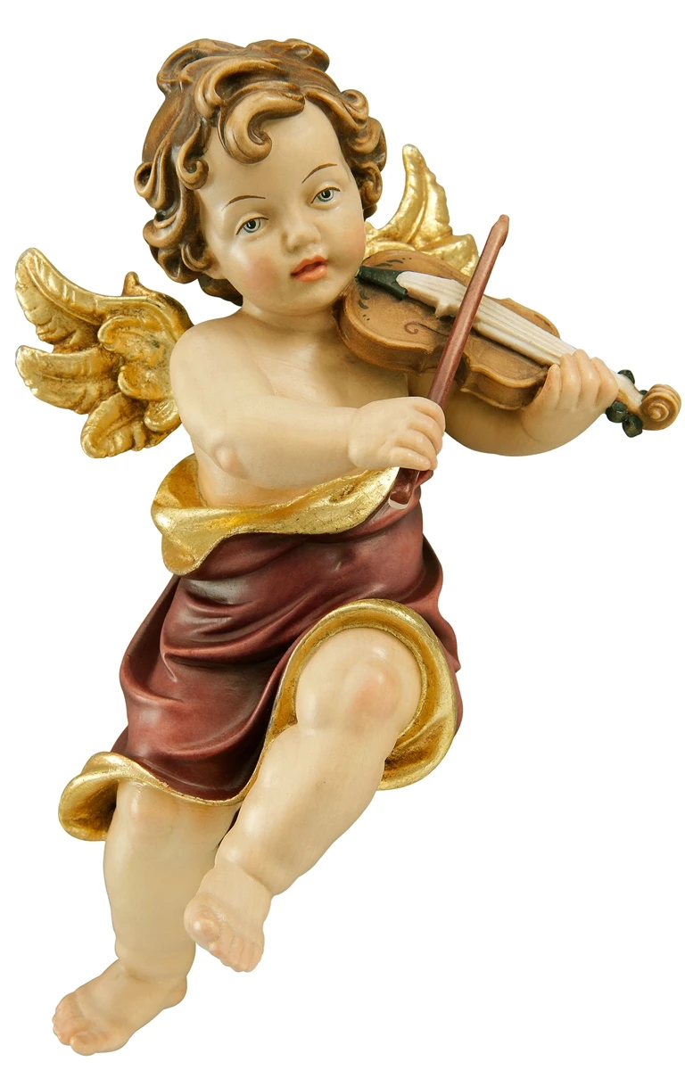 Angel with violin, for hanging