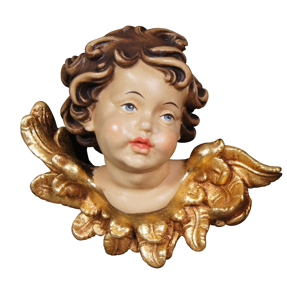 Cherub head, left