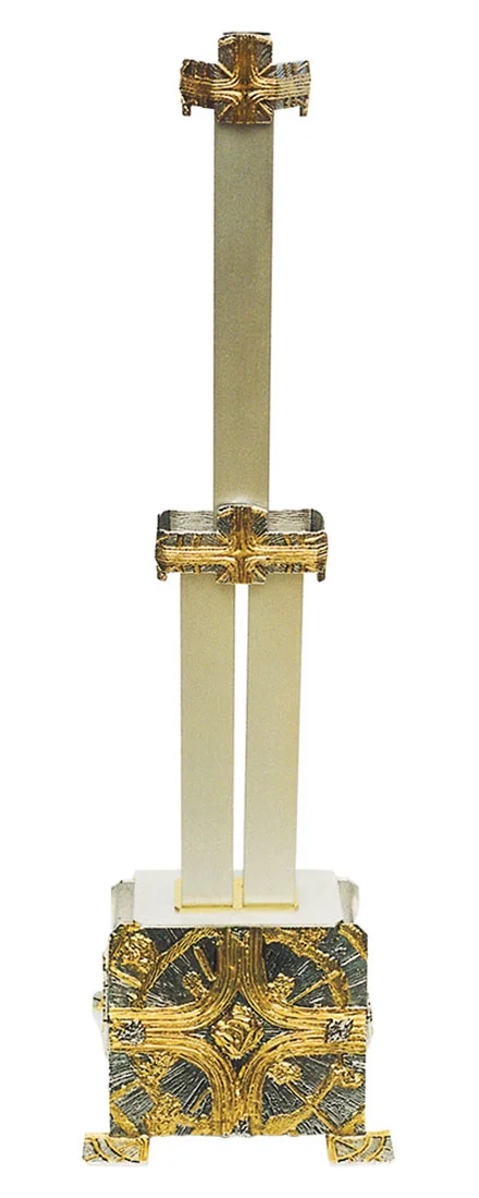 Liturgical standing candlestick Cross