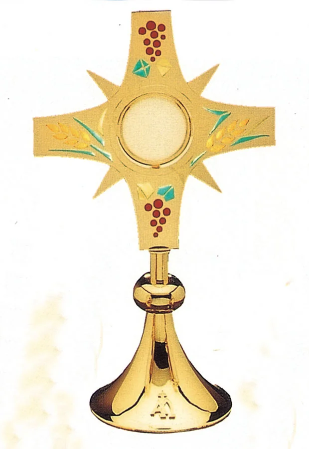 Monstrance chiselled