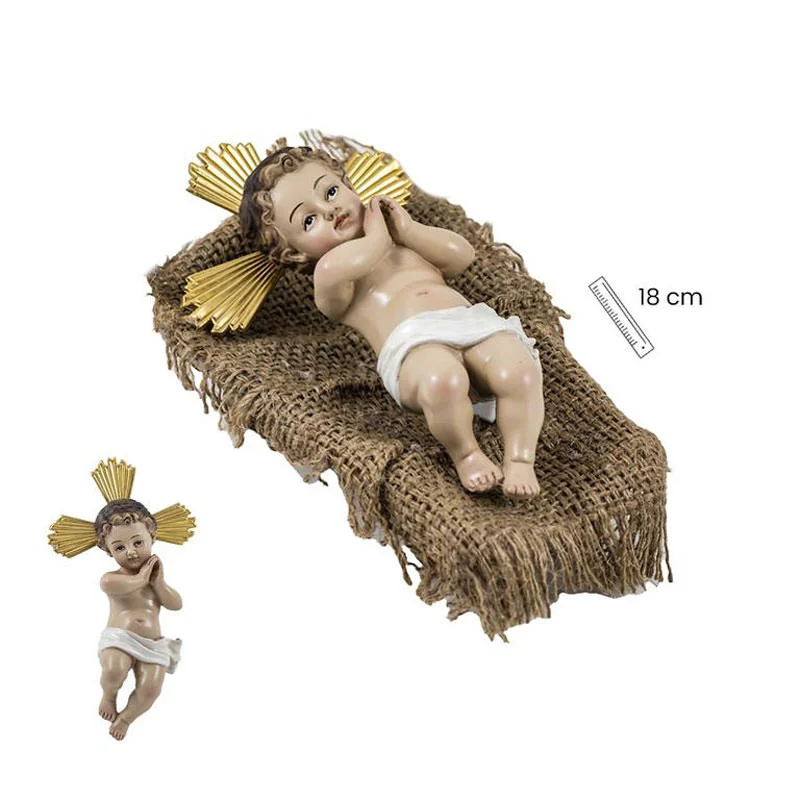 Jesus child with cradle