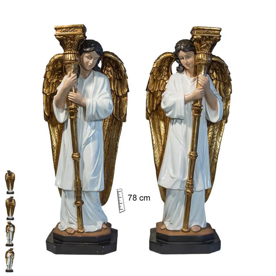 Couple of worshiping angels