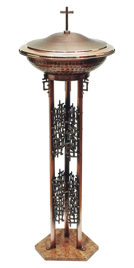 Baptismal font engraving (stand)