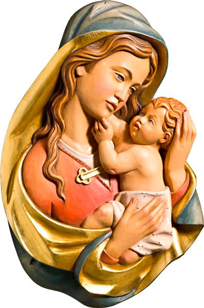 Virgin with child Relief