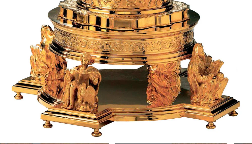 Monstrance stand Evangelists