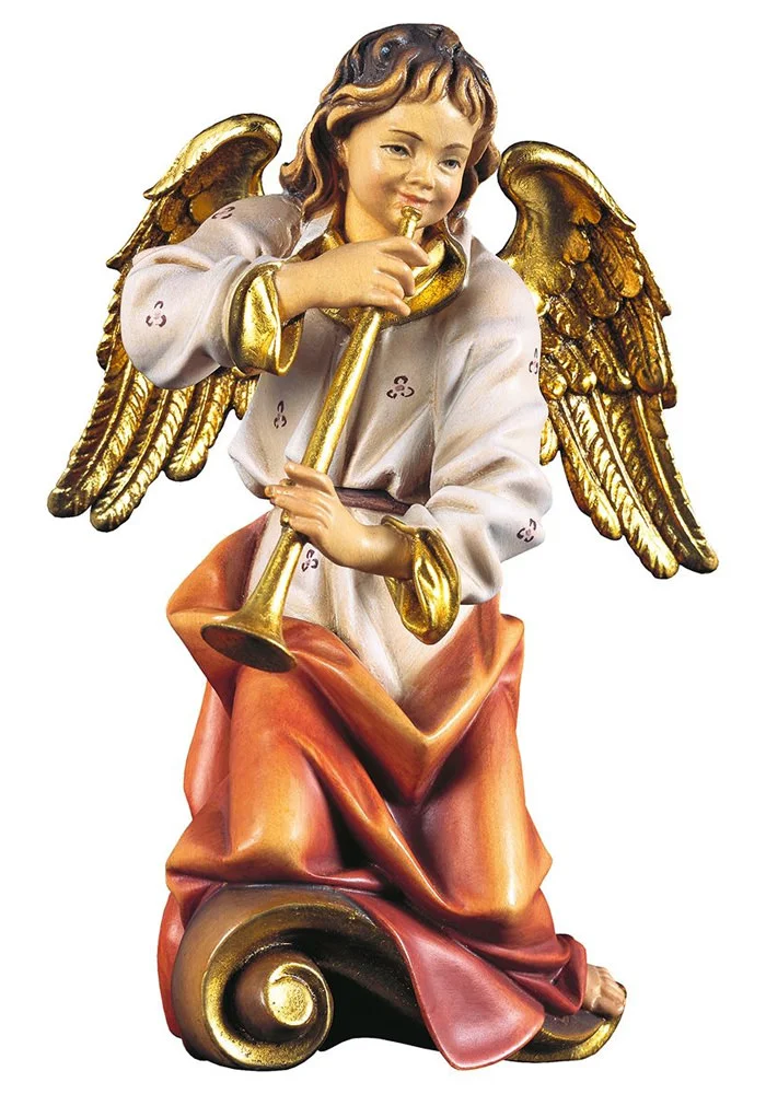 Worshiping angel with flute
