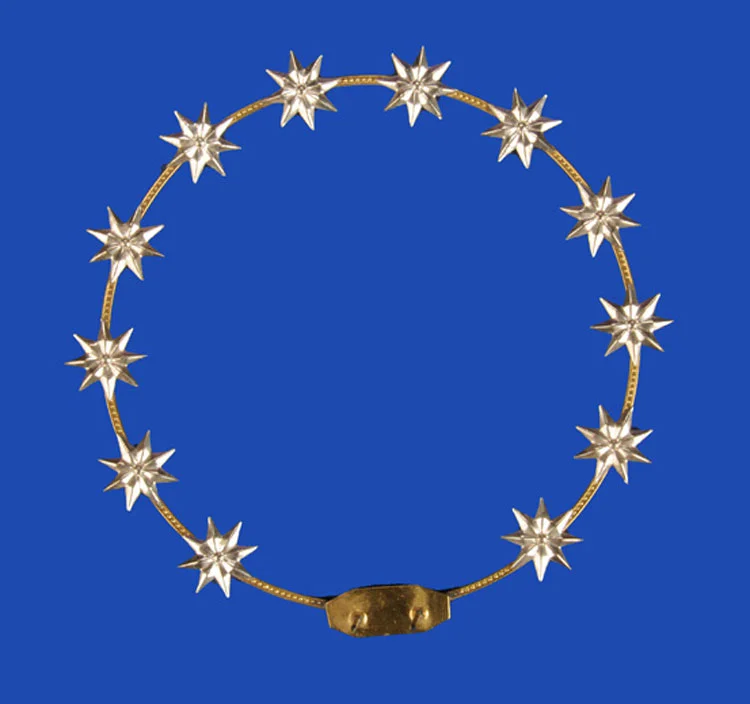 Aureola con estrellas. Aro con estrellas