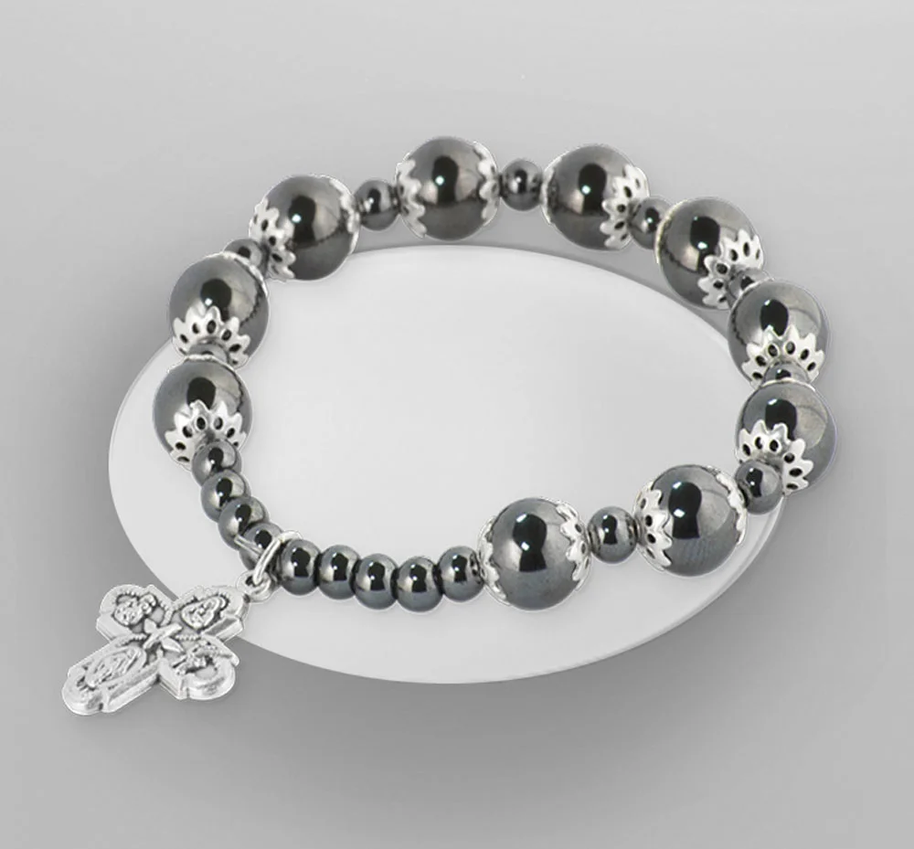 Bracelet with cross Elastic