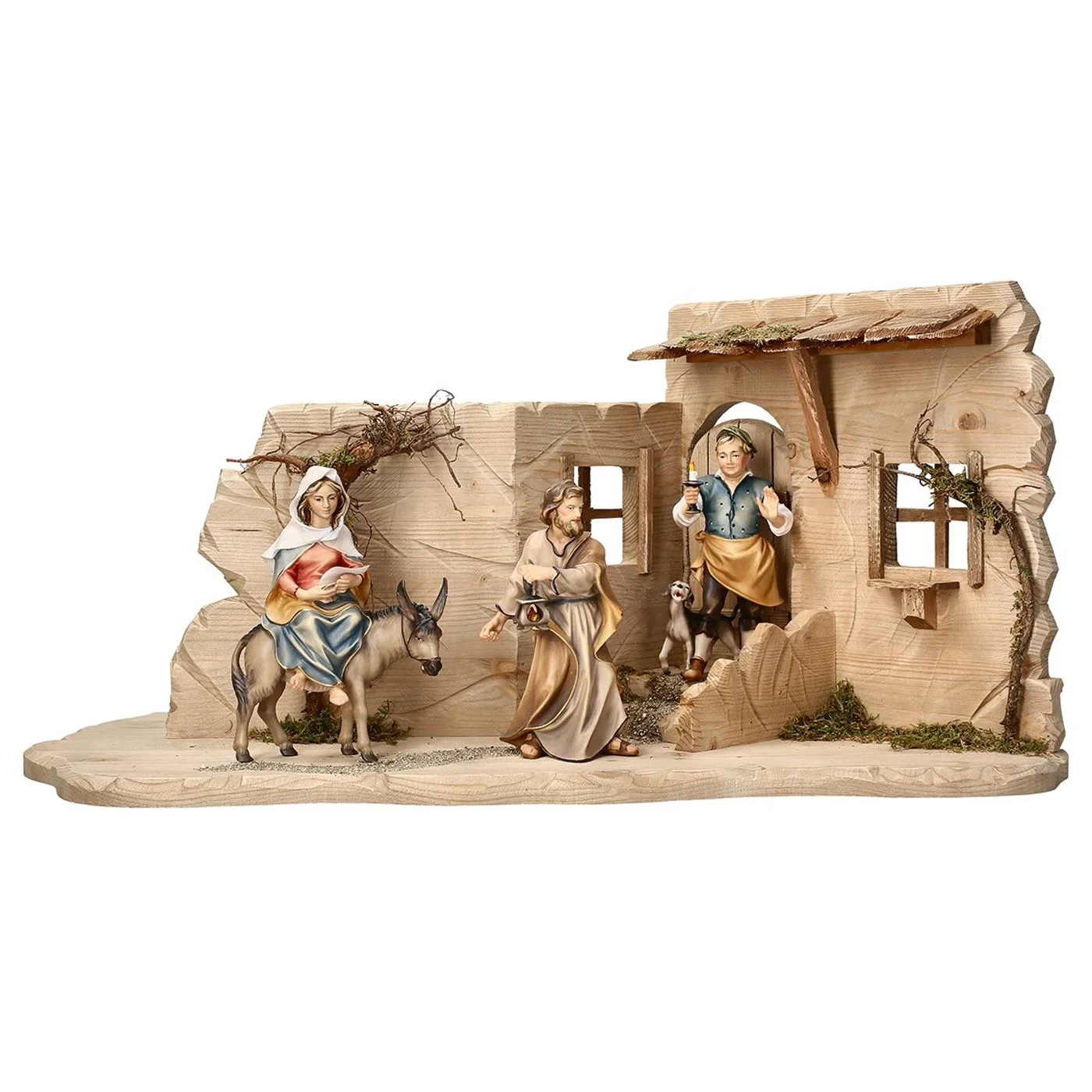 Looking for an inn in tavern (Casales Nativity)