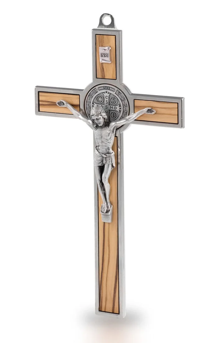 Saint Benedict cross. Wood and metal