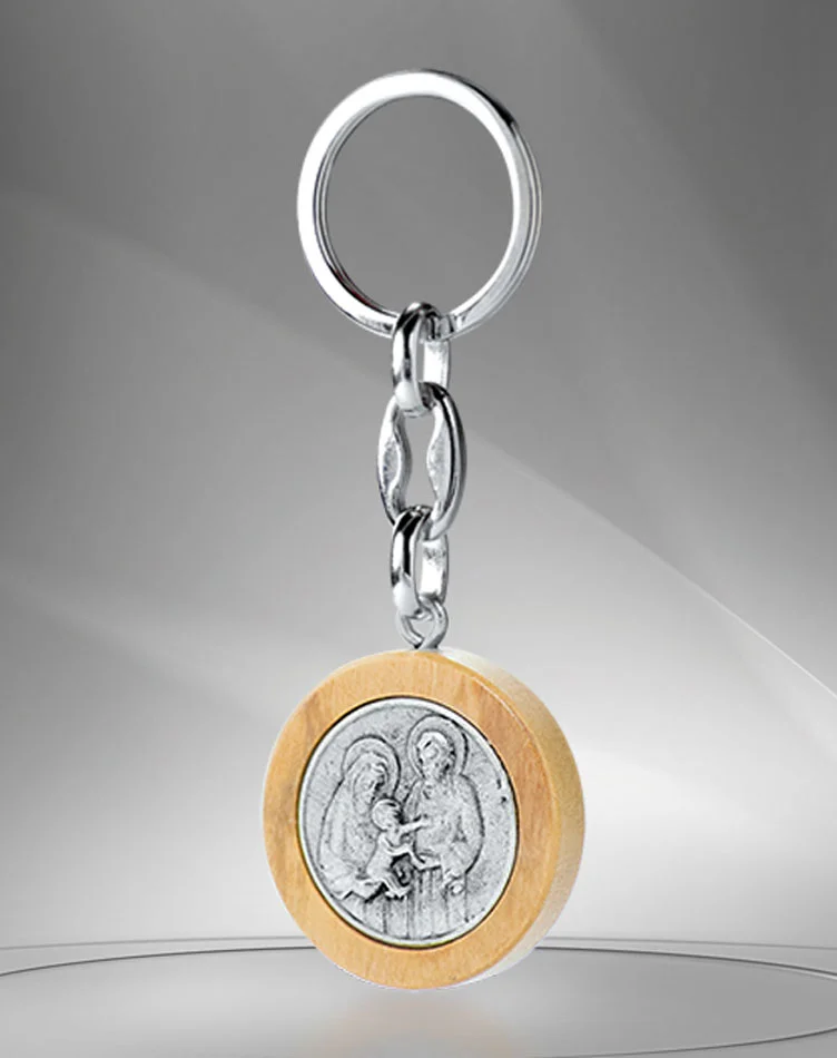 Holy Family keychain