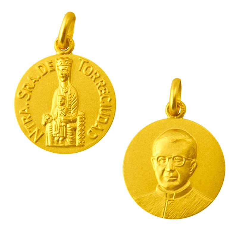 Medal. Scapular Our Lady of Torreciudad/Saint Jose Maria Escriva