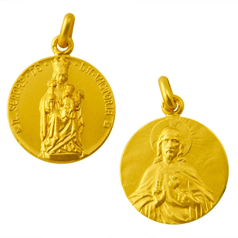 Medal. Scapular Our Lady of Victoria/Sacred Heart of Jesus