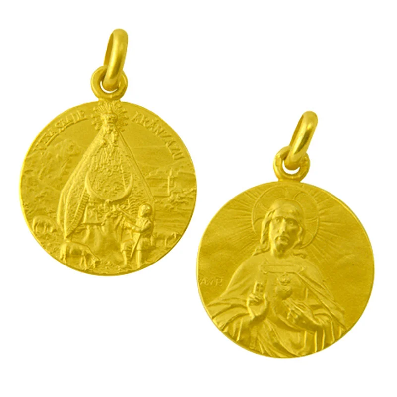 Medal. Scapular Our Lady of Aranzazu/Sacred Heart of Jesus