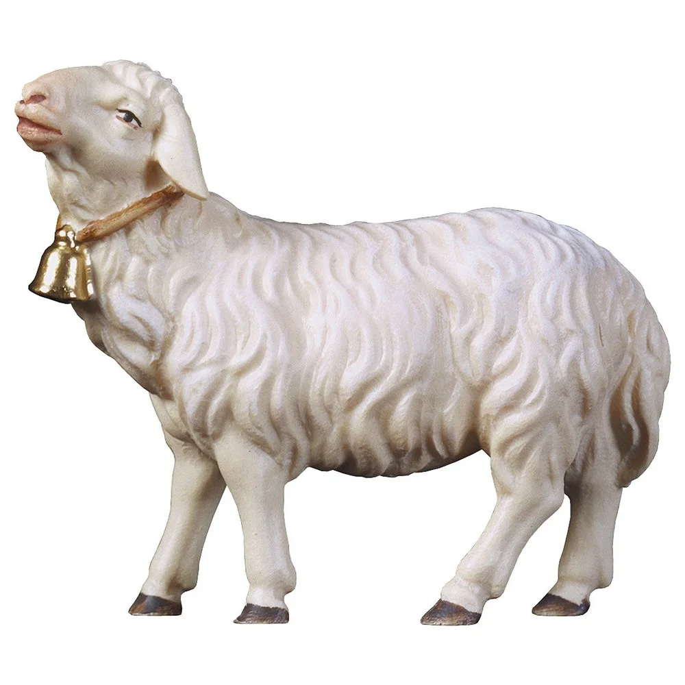 Sheep looking up (Casales Nativity)