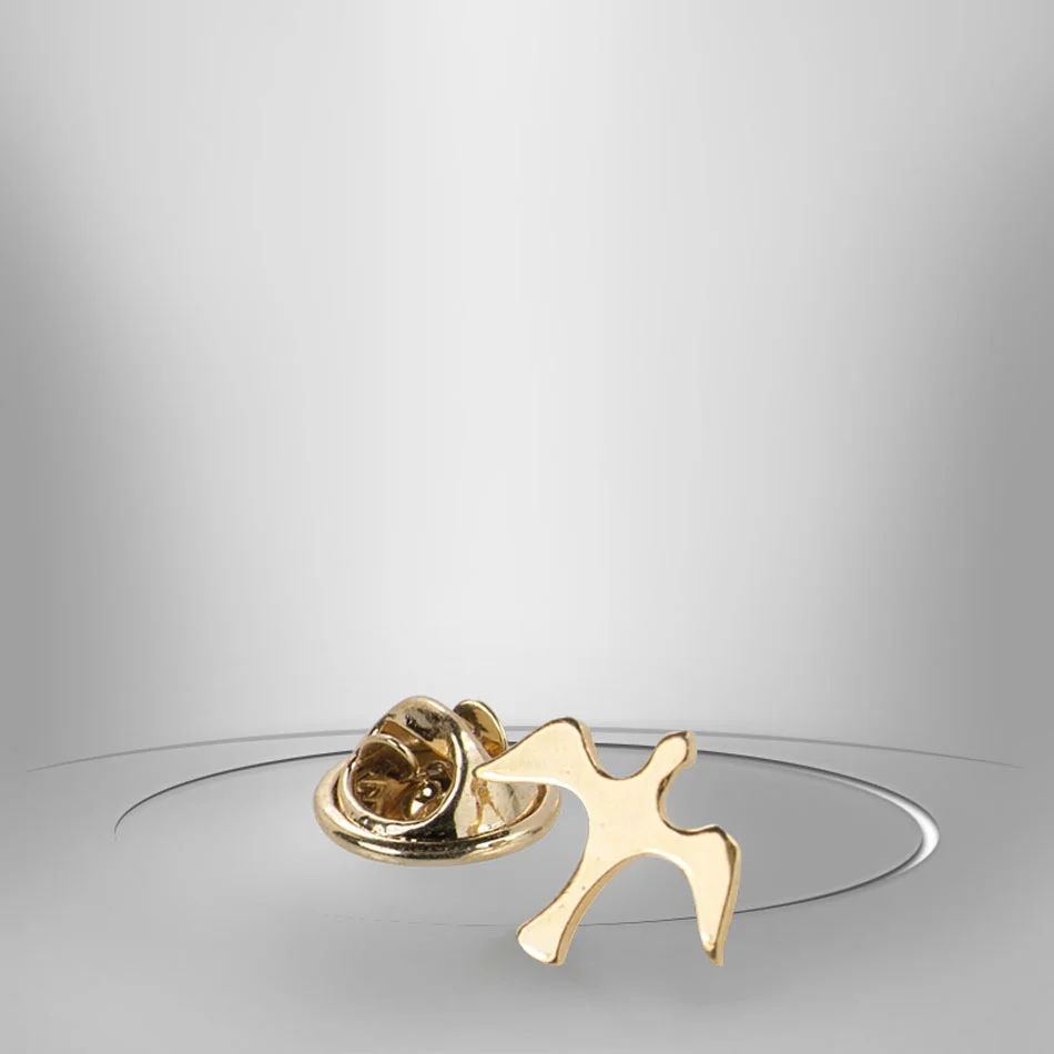 Dove for lapel. Metal Pin