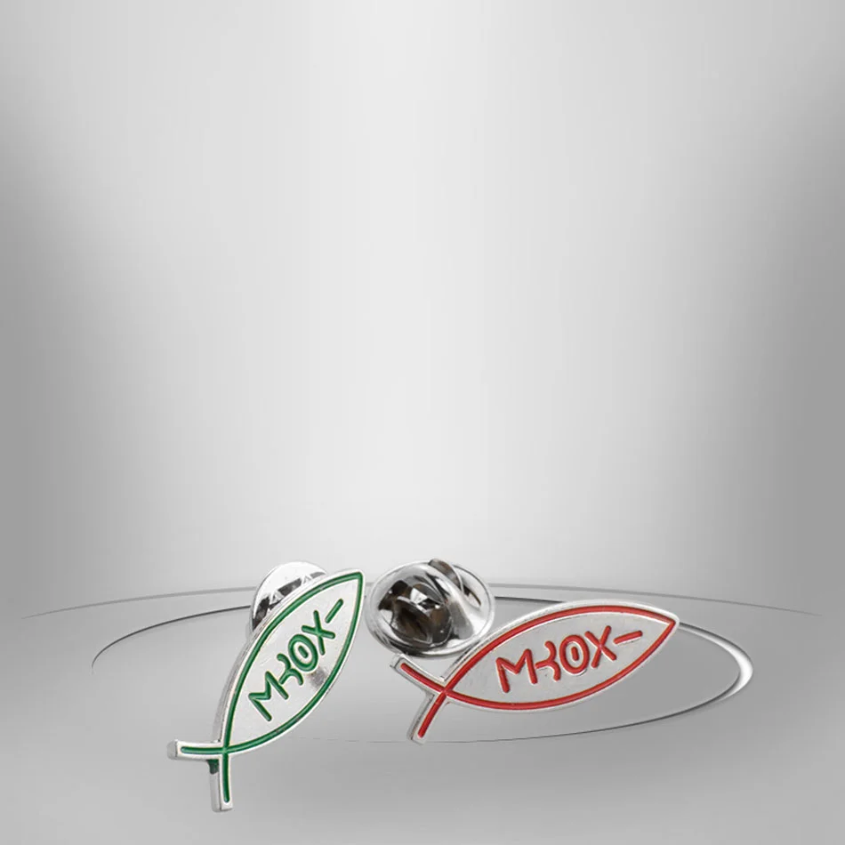 Ichthys for lapel. Metal Pin