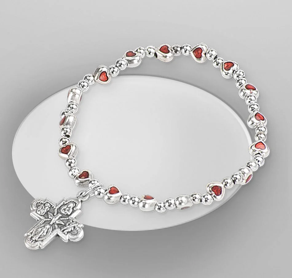 Hearts Bracelet. Elastic.