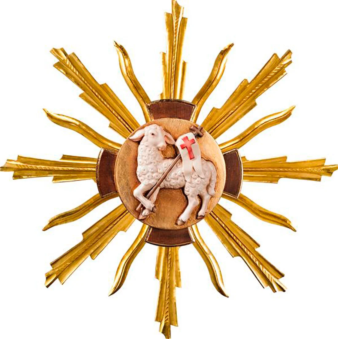 Agnus Dei Relief with rays
