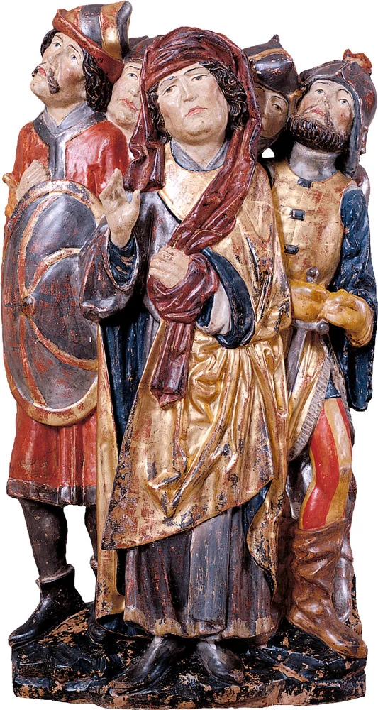 Relief group of soldiers