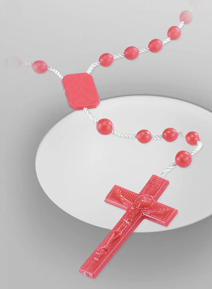 Christian Rosary red