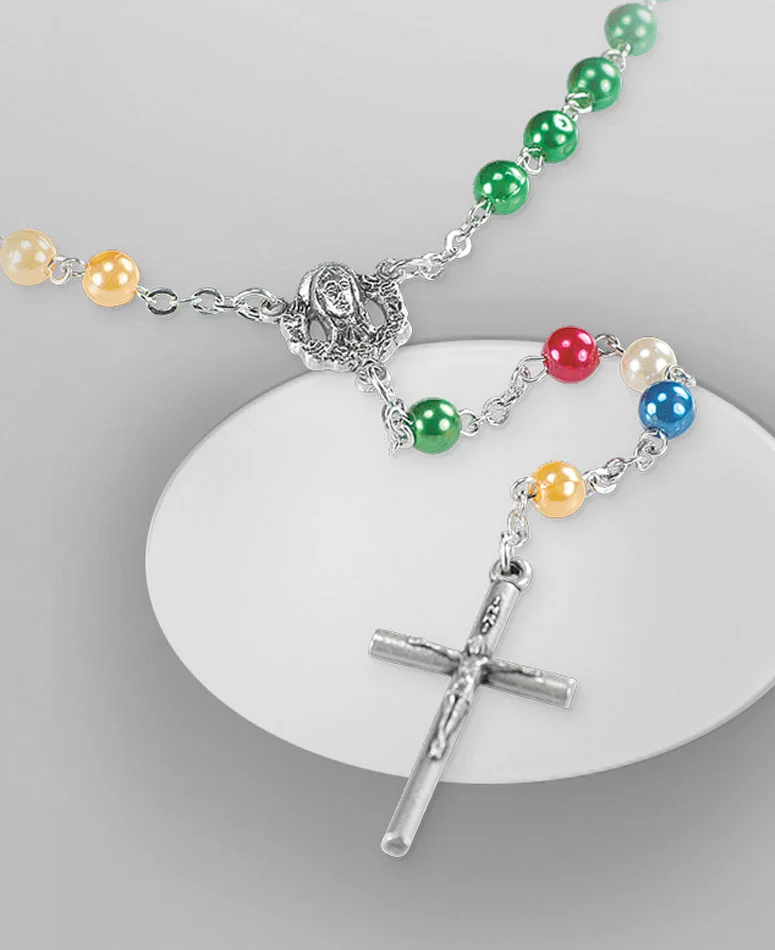 Missionary Rosary. Rosary beads 6 mm.