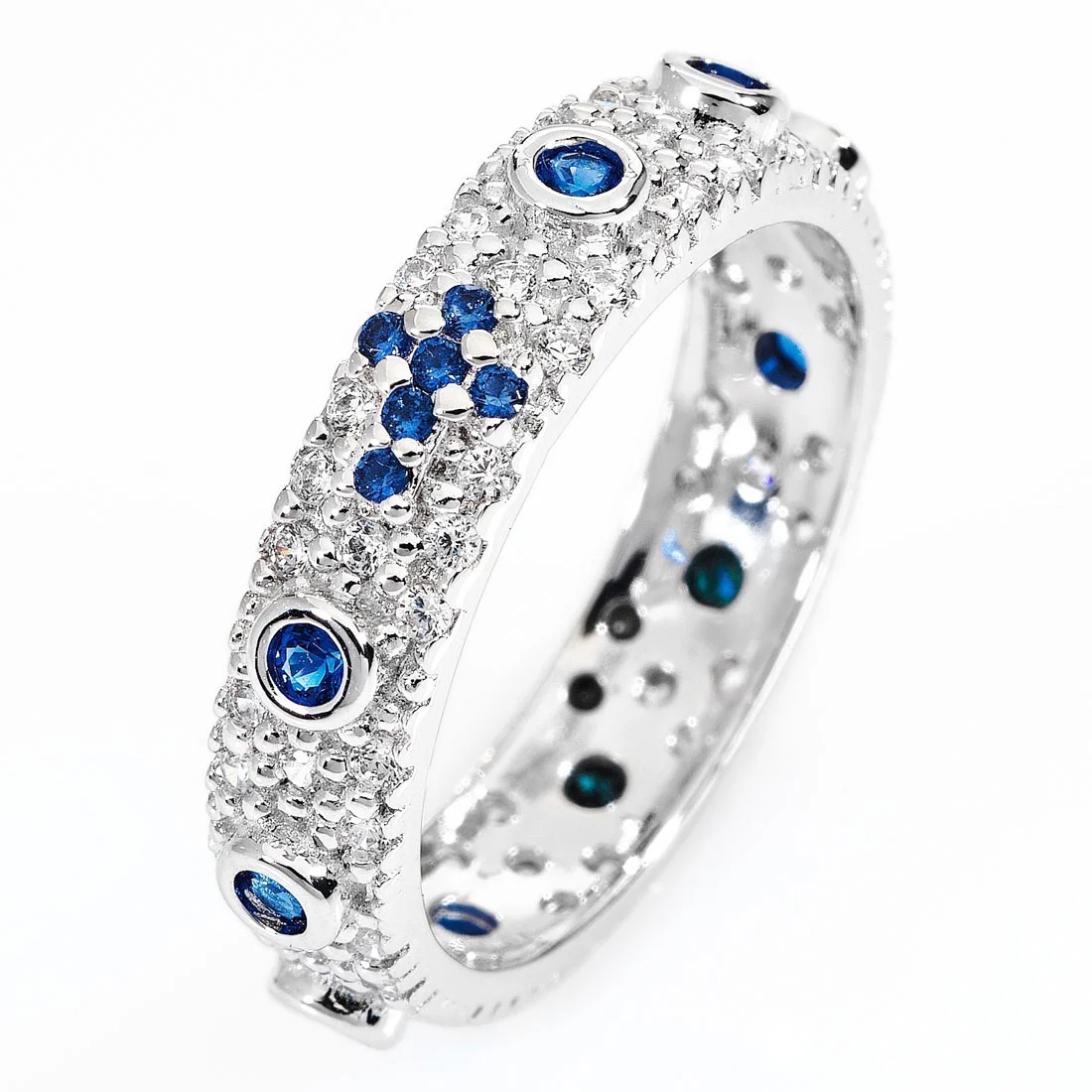 Rosary ring. Various finishes. Sterling silver 925. AMEN