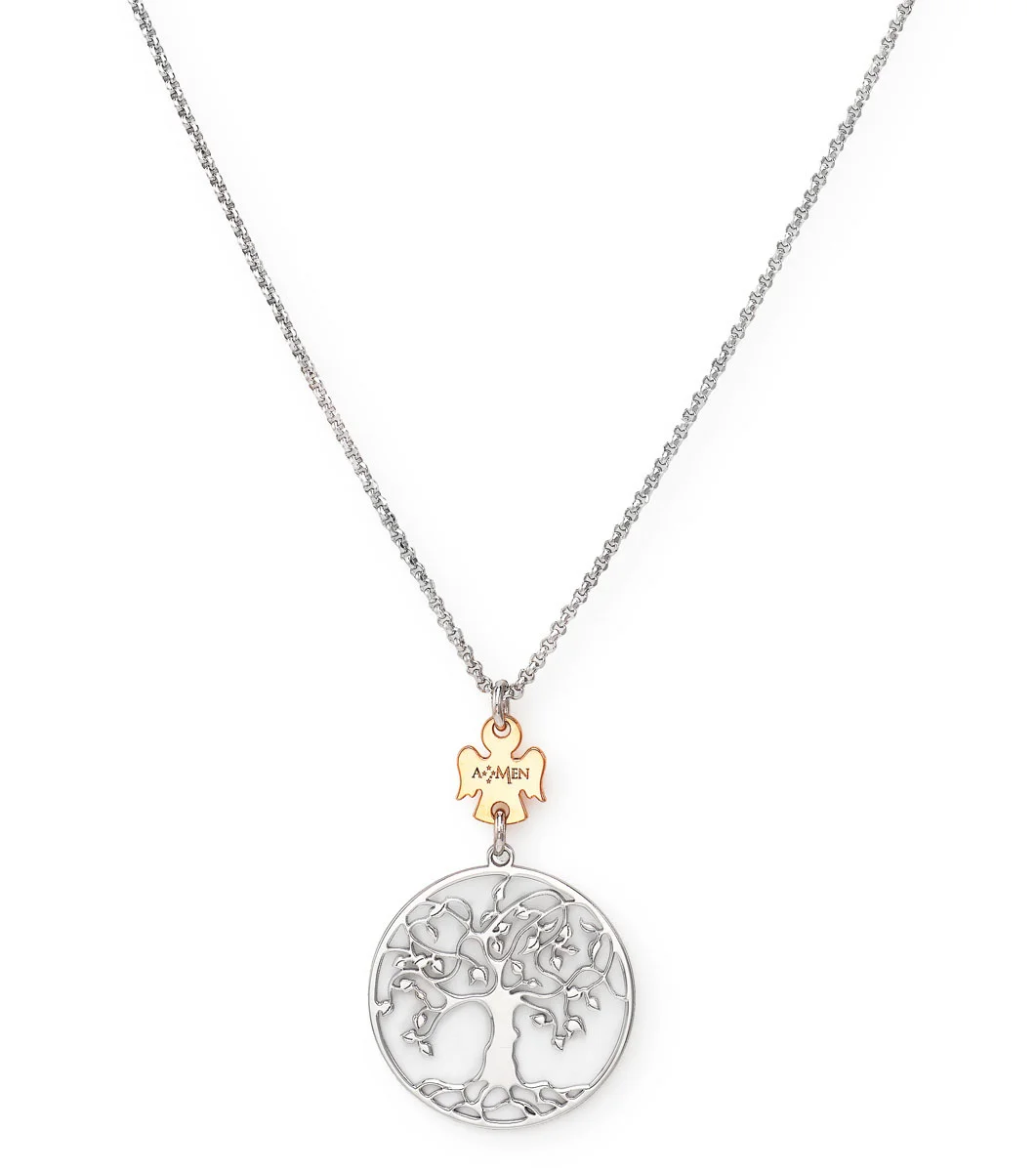 Tree of life necklace. Sterling silver 925. AMEN